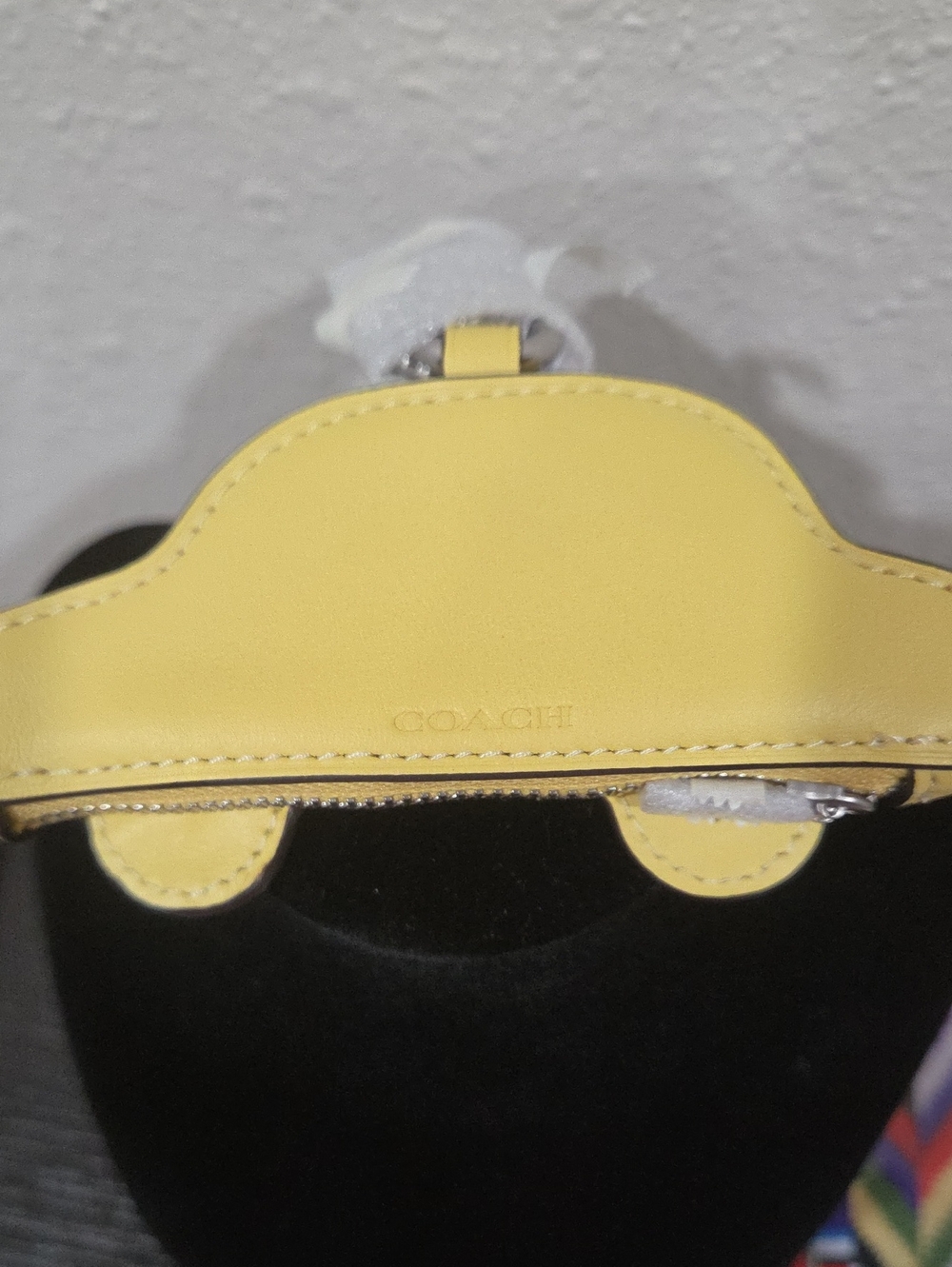 Coach Yellow Taxi Zip Coin Purse